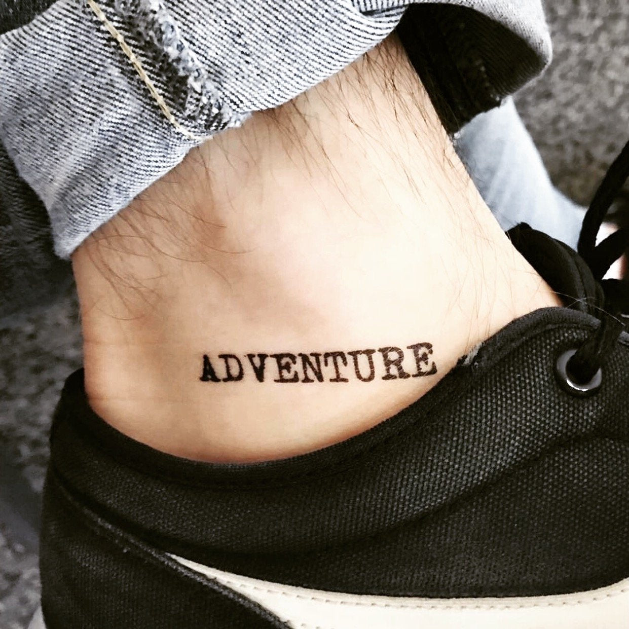Adventure temporary tattoo sticker