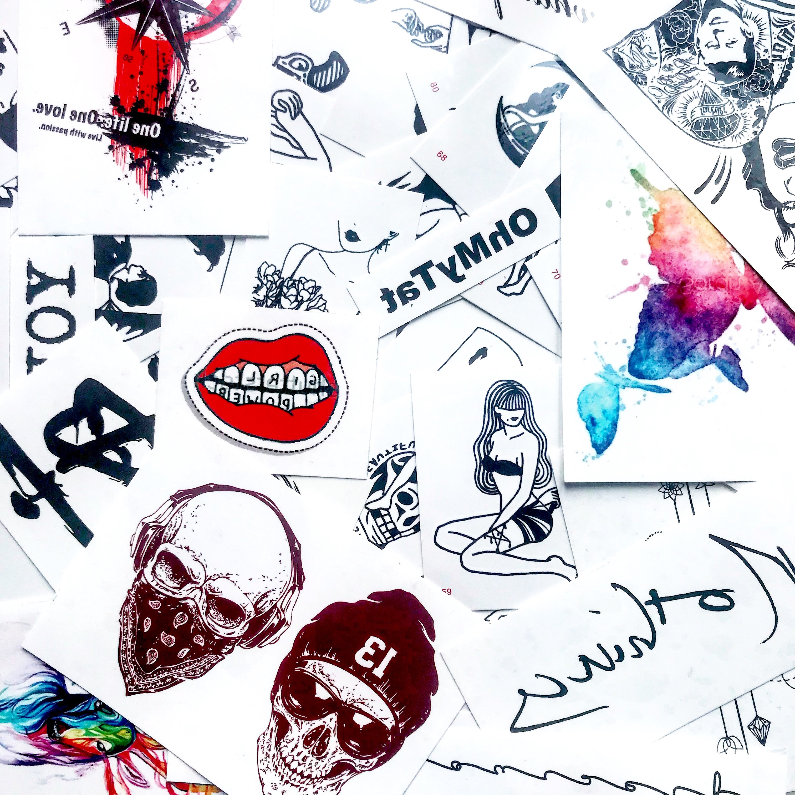 Custom temporary tattoo sticker